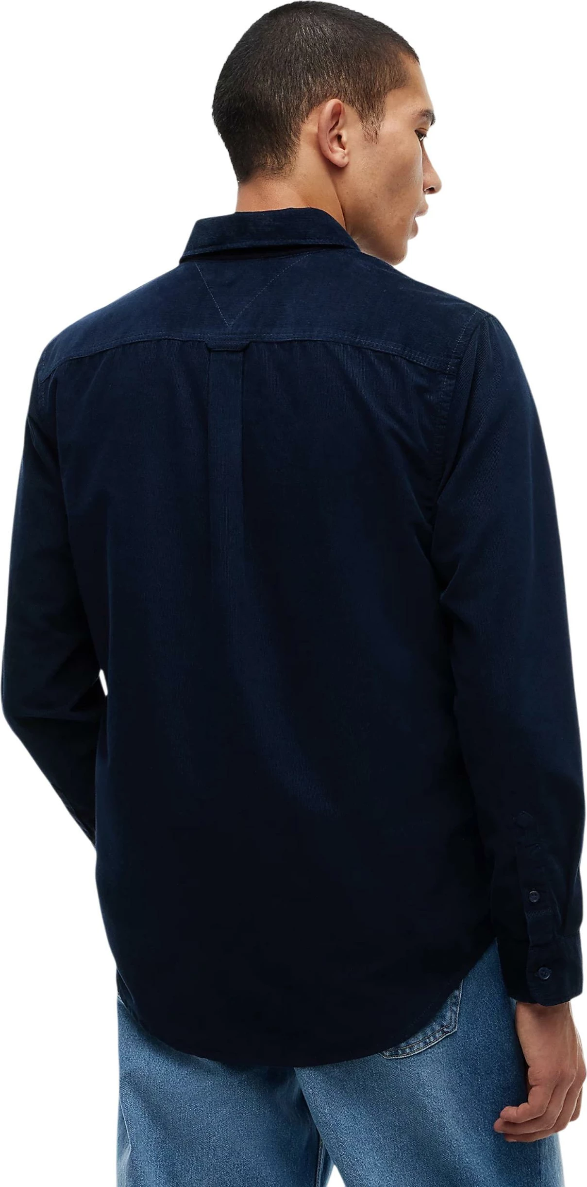 Këmishë me mëngë të gjata për meshkuj Tommy Hilfiger Jeans DM0DM23517, blu e errët [Madhësia: XXL]
