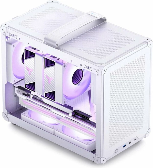 Kasë Jonsbo C6 MAX C6MAXWHITE, Micro-ATX/ITX, USB-C, e bardhë