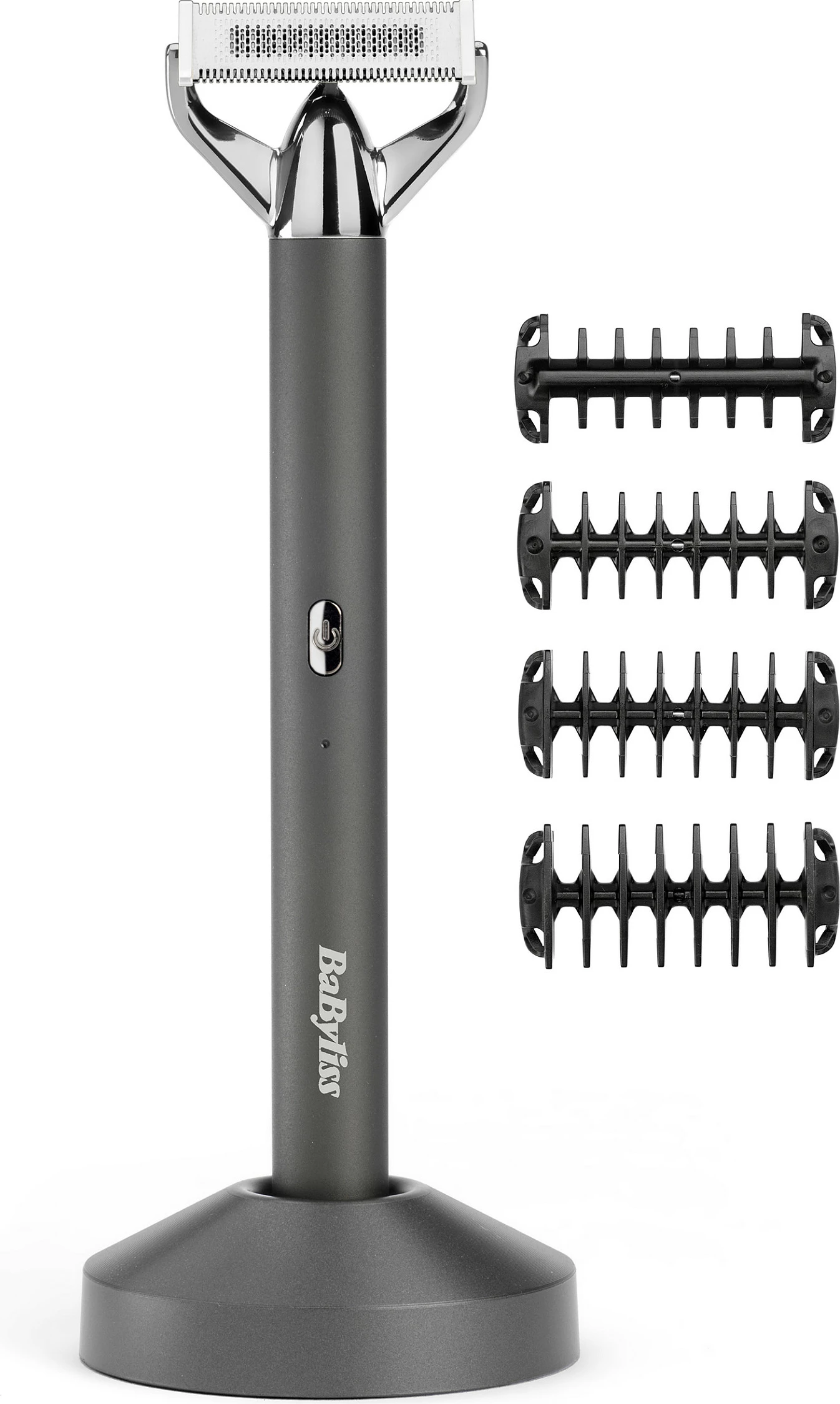 Makinë rroje BaByliss OT996E X-Blade, trimer elektrik me krehra, gri e errët