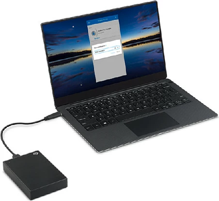 Hard disk i jashtëm Seagate One Touch, 2 TB, USB 3.2 Gen 1, i zi