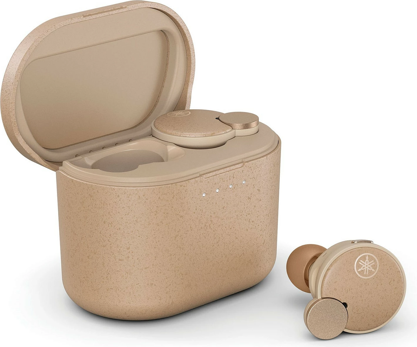 Kufje True Wireless Yamaha TW-E7B, Bluetooth 5.2, ANC, bezhë