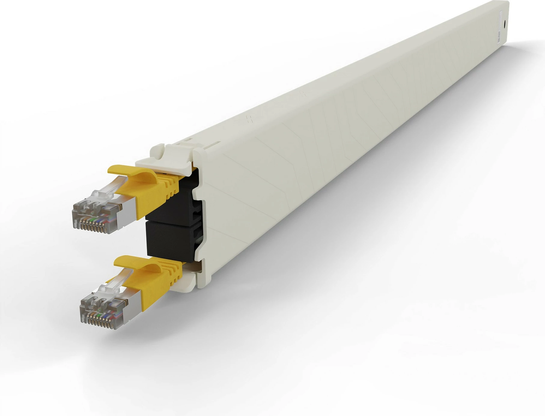 Kasetë kablloje PATCHBOX patchbox.one 30RU Cat6a 1.8m RJ-45 U/FTP (STP), e verdhë