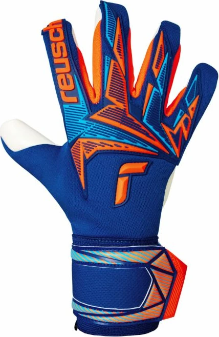 Doreza portieri Reusch Attrakt Freegel Advance për fëmijë, blu-portokalli