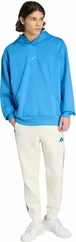 Duks për meshkuj adidas ALL SZN Fleece Hoodie KC3182, i kaltër