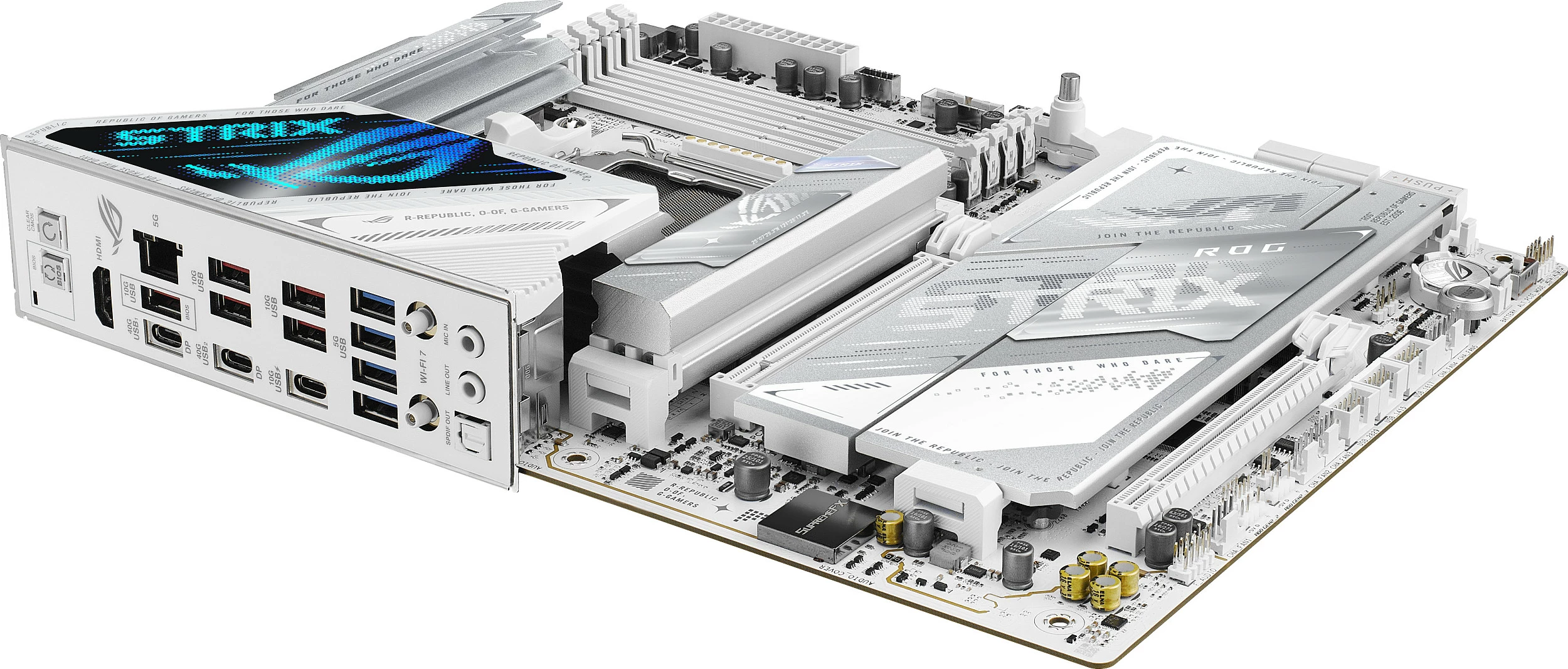 Pllakë amë ASUS ROG STRIX X870E-A Gaming WiFi 7, Socket AM5, DDR5 256GB, ATX, e bardhë