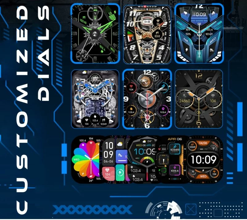 Smartwatch për meshkuj Rubicon, e zezë