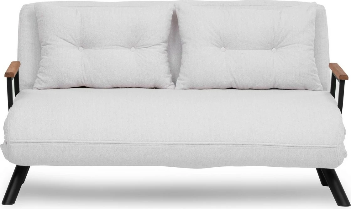 Divan-krevat dy ulës, Atelier del Sofa, Sando, teddy, i bardhë