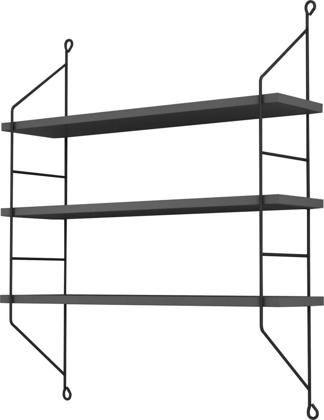 Rafte muri ACHALA FH9185.20, 60x15x68H cm