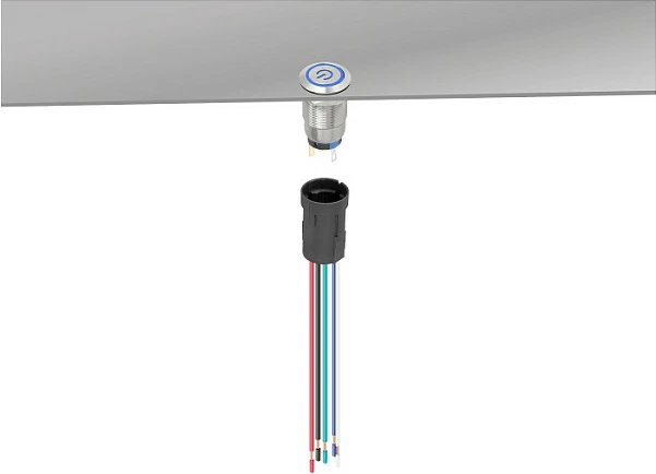 Konektor Pin Header DeLOCK 90792, 5 pin, straight, IP65, 230V 3A, zi