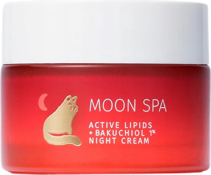 Krem nate për fytyrë për femra Yope Moon Spa Active Lipids + Bakuchiol 1%, 50ml