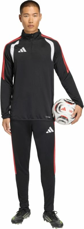 Pantallona sportive për meshkuj adidas, të zeza e të kuqe [Madhësia: XL]