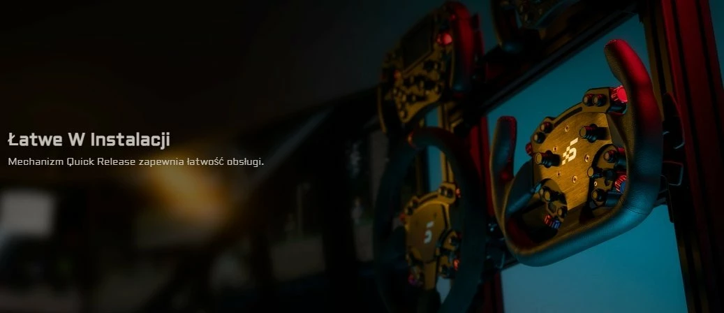 Mbajtëse timoni Simagic P-WMT alumin CNC, e zezë