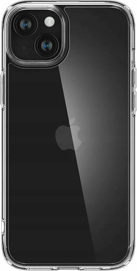 Mbështjellës Spigen Ultra Hybrid ACS08197 për iPhone 16 6.1\" (2024), crystal clear, plastik, transparent