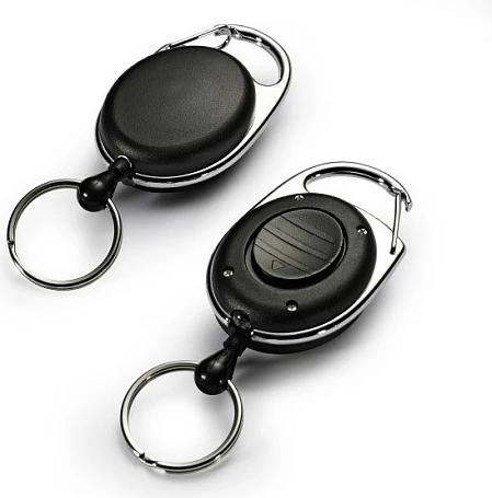 Çelësar me dritë LED Durable Jojo Style, metal, 1 copë, i zi