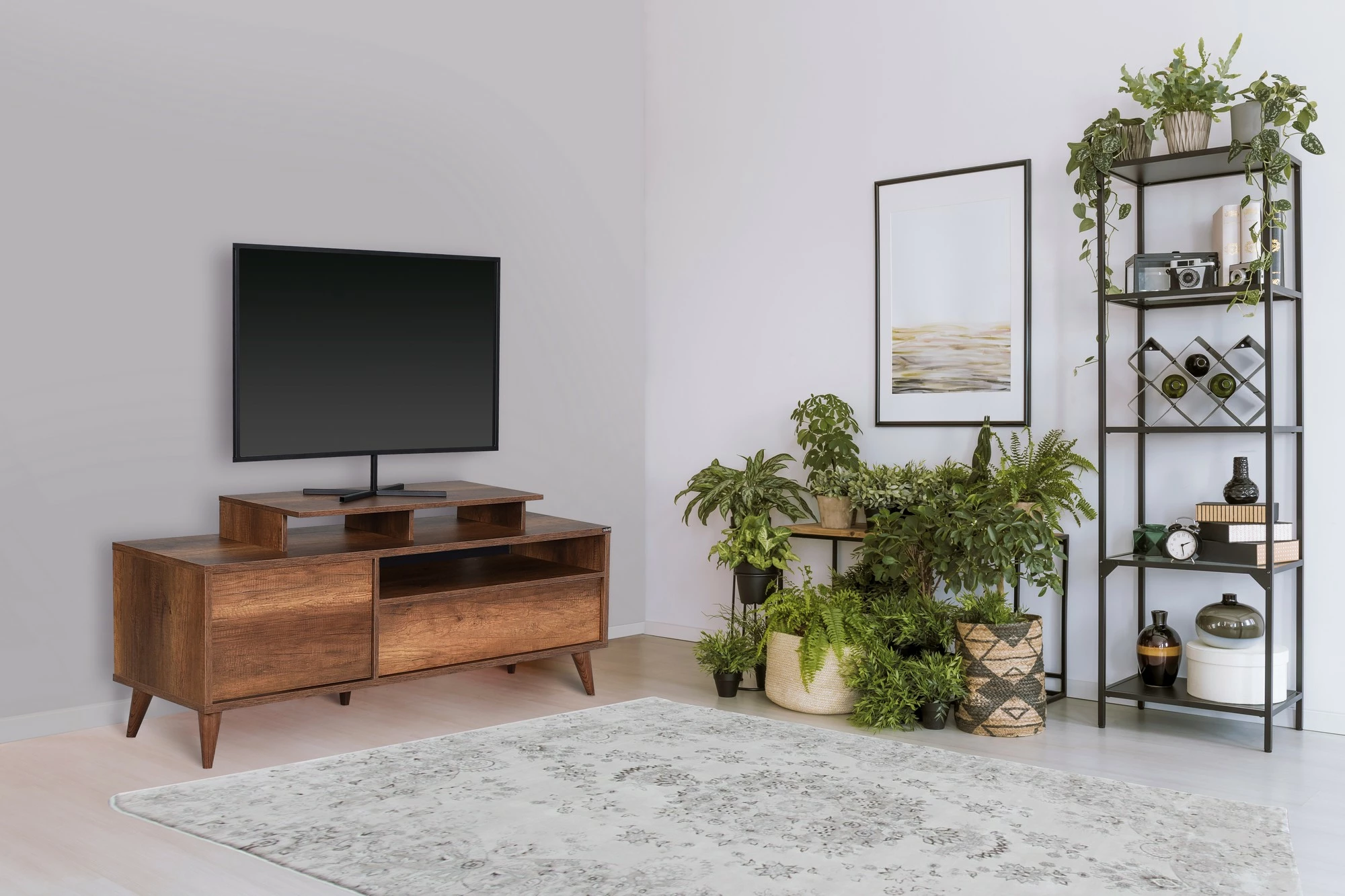 Komodë televizori Hanah Home, Tvr-511-Oo-1, ngjyrë arre