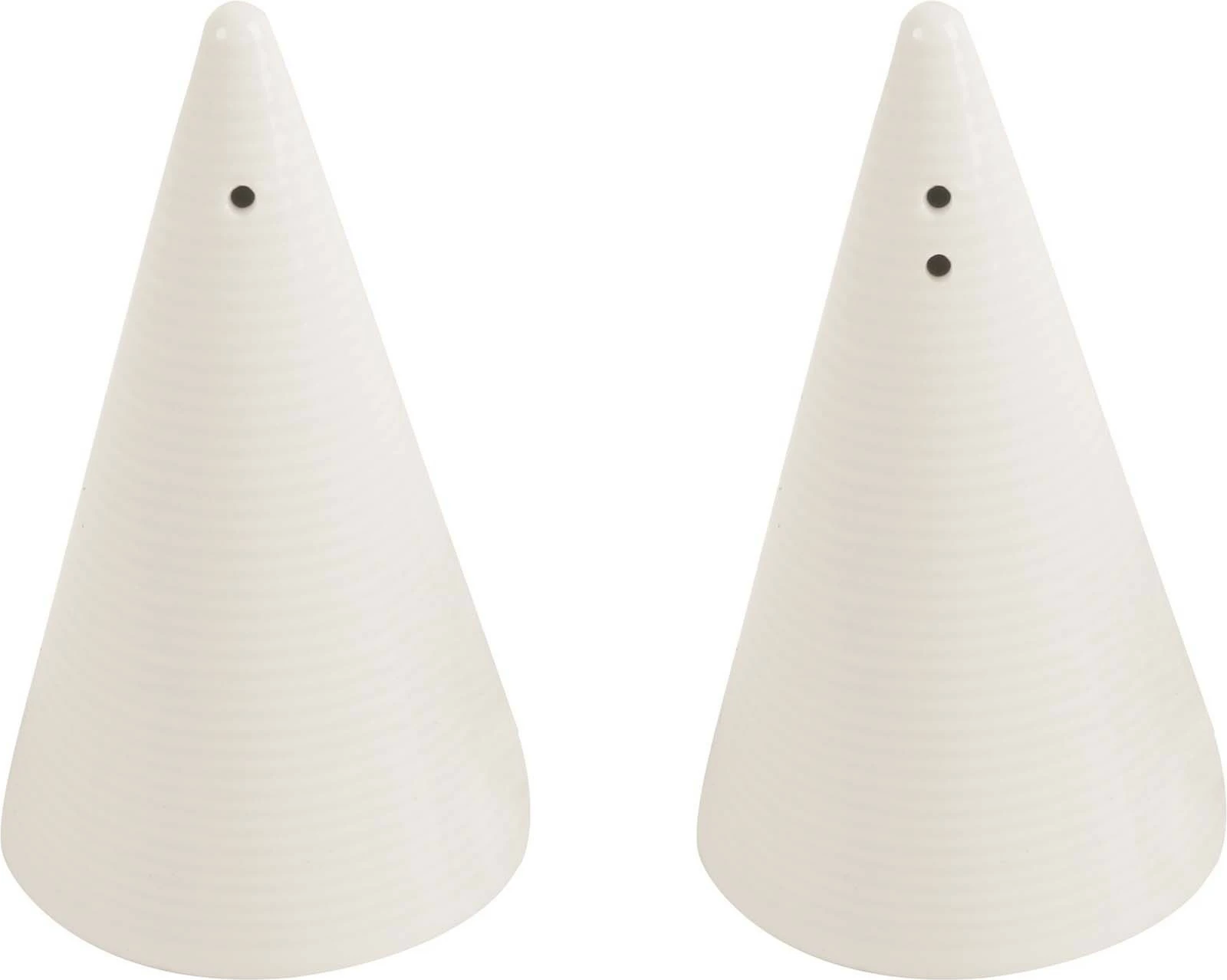 Piperore porcelani Porland Line, krem, set 6 copë