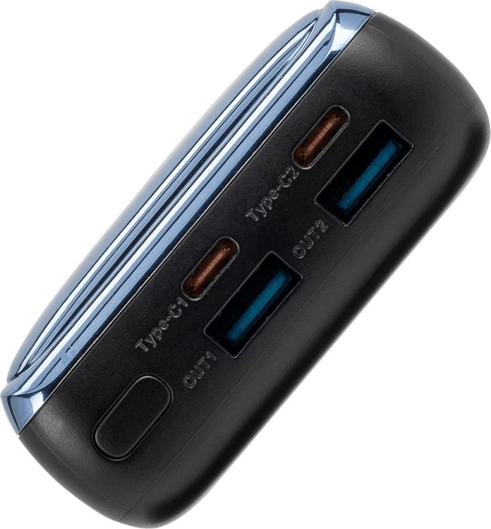 Powerbank RIVACASE VA1075 20000 mAh 45W me LCD, i zi