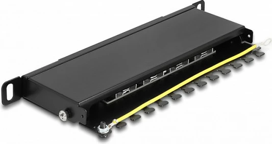 Patch panel DeLOCK 10" 8-port Cat.6A, 0.5U, i zi