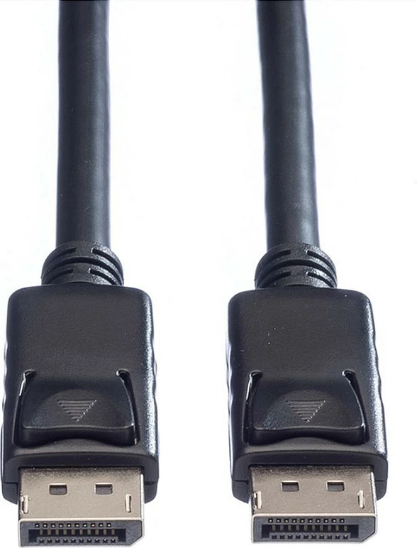 Kabllo DisplayPort ROLINE DP-DP, 7.5m, DP 1.2, 4K@60Hz, e zezë