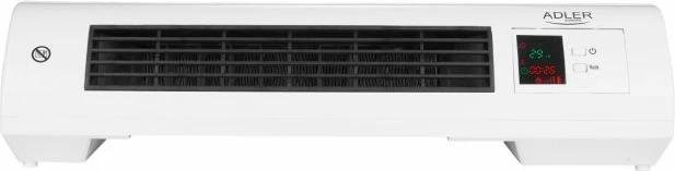 Perde ajri me ngrohje ADLER AD7714 2200 W, element qeramik, telekomandë, e bardhë
