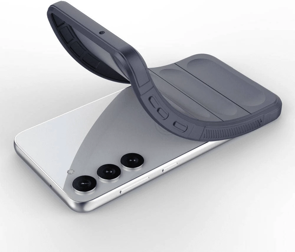 Mbështjellës silikoni ONASI Wave për Samsung Galaxy S23 Plus 5G, blu