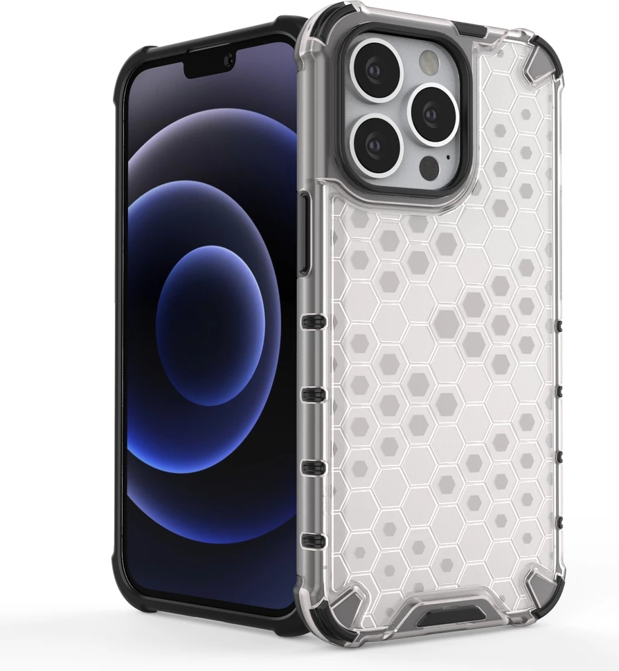 Mbështjellës Hurtel Honeycomb për iPhone 13 Pro, Jeshil