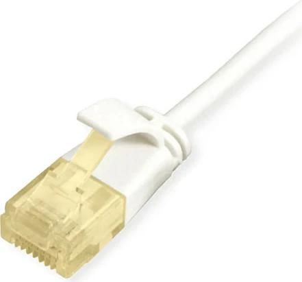 Kabllo rrjeti EQUIP Cat6A Slim Patch, 0.15m, RJ45-RJ45, 10Gbps, e bardhë