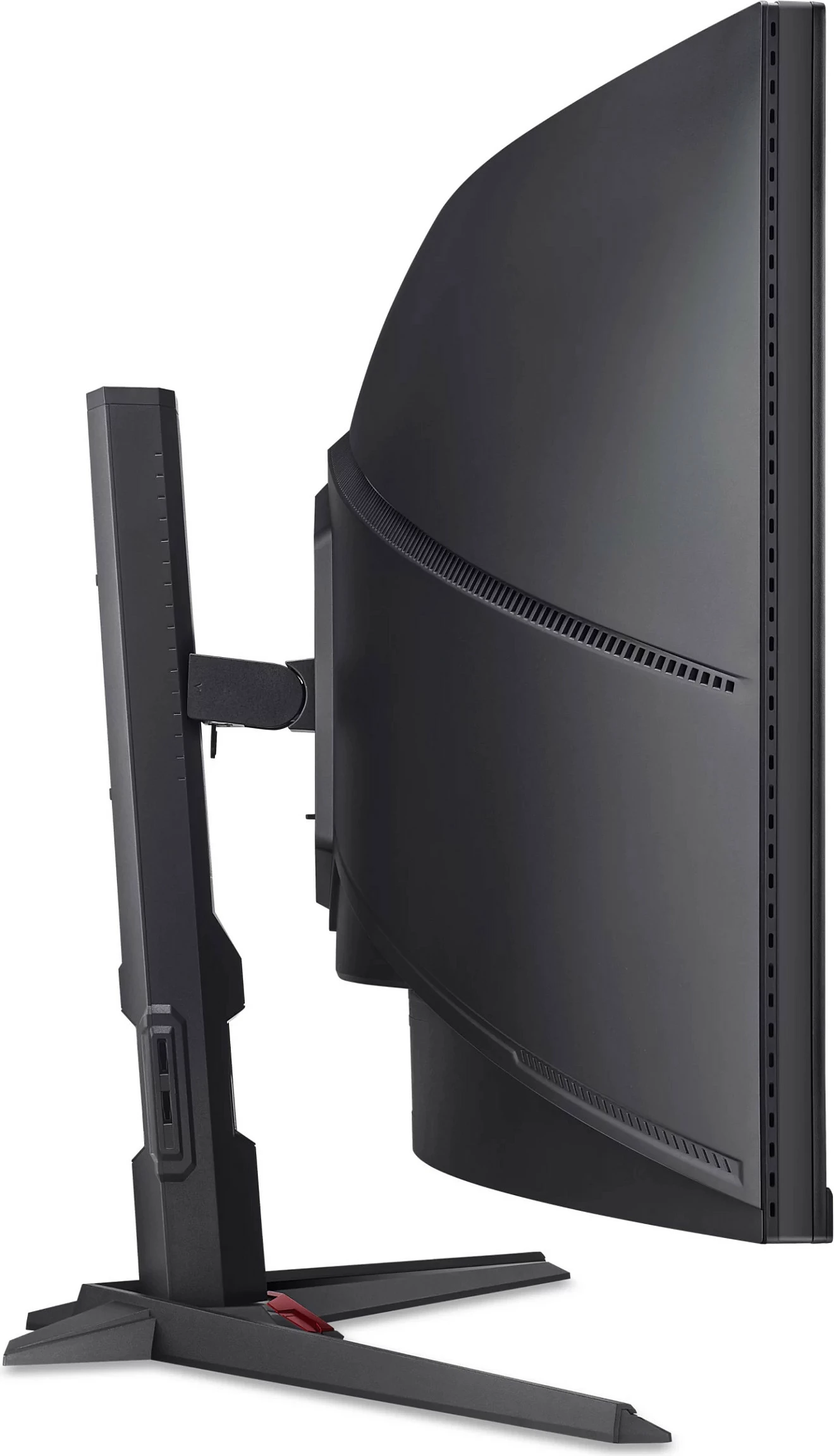Monitor Acer UM.TX0EE.001, 39.7", WUHD 5120x2160, 360Hz, HDR, FreeSync Premium, i zi me detaje të kuqe
