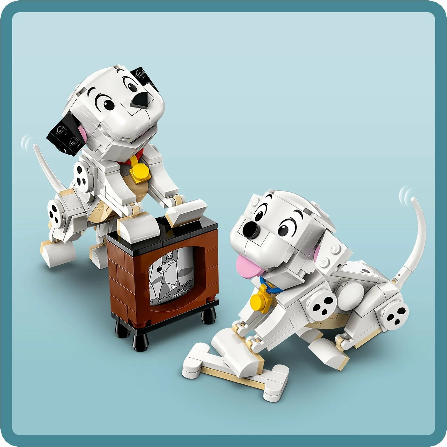 Set LEGO Disney 43271 Lucky & Penny 101 Dalmatians, 268 pjesë