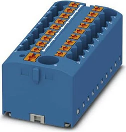 Bllok shpërndarës Phoenix Contact 3273376 PTFIX 6/18X2,5, 450V, blu