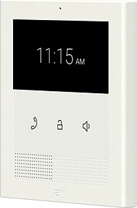 Stacion i brendshëm video interkom IP 2N Clip, LCD 4.3", Touch, PoE, i bardhë
