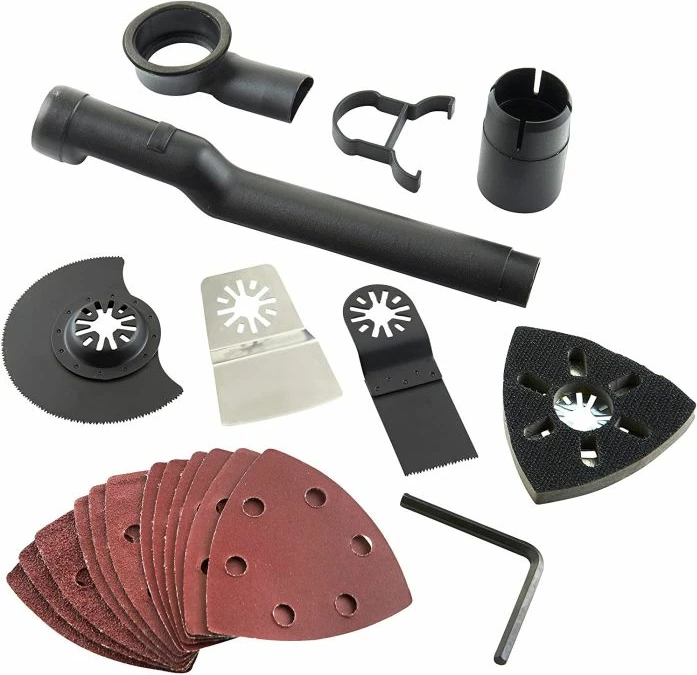 Vegël multifunksionale osciluese, VonHaus, 3515049, 280W, me aksesorë dhe kuti, portokalli/zezë