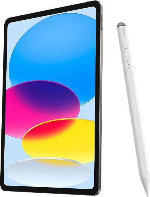 Stylus Baseus SXBC060302 për iPad, aktiv + pasiv, indikator LED, i bardhë