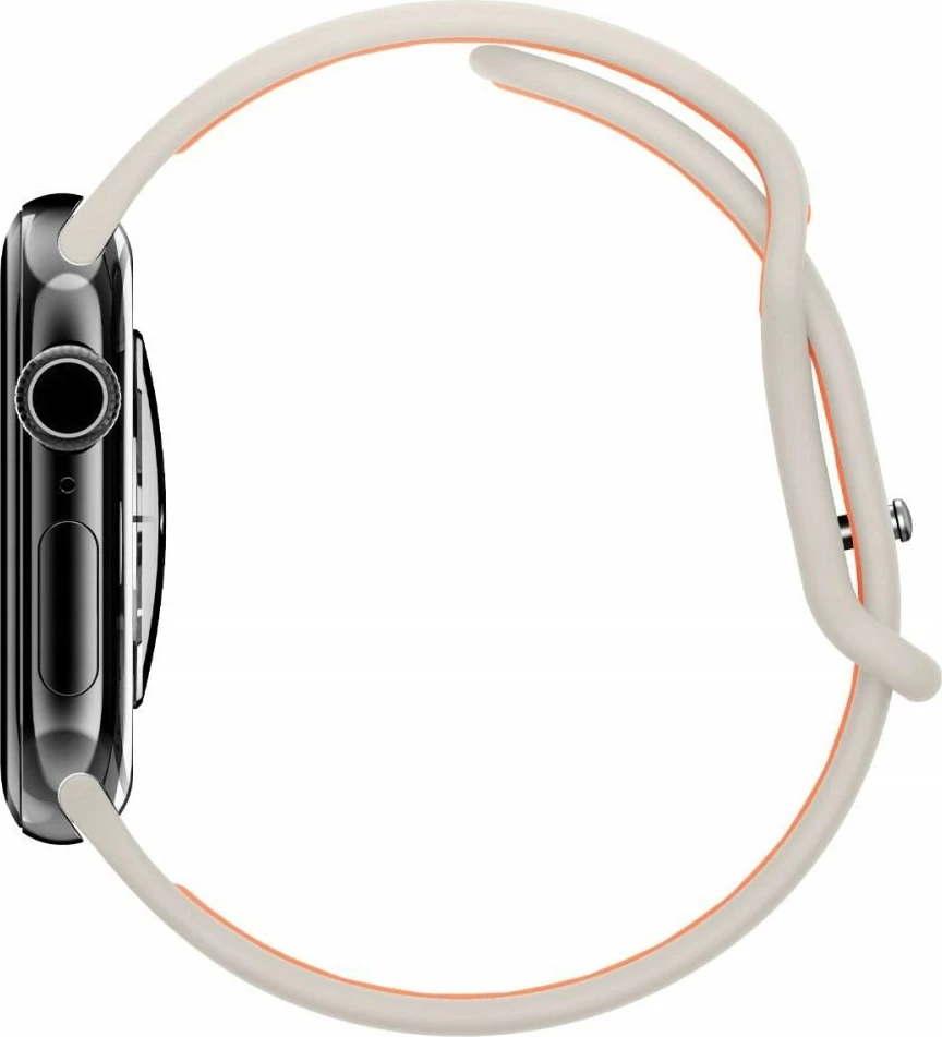 Rrip silikoni Spigen Nano Pop për Apple Watch 6/7/8/9/10/SE 40/41/42mm, bezhë/portokalli