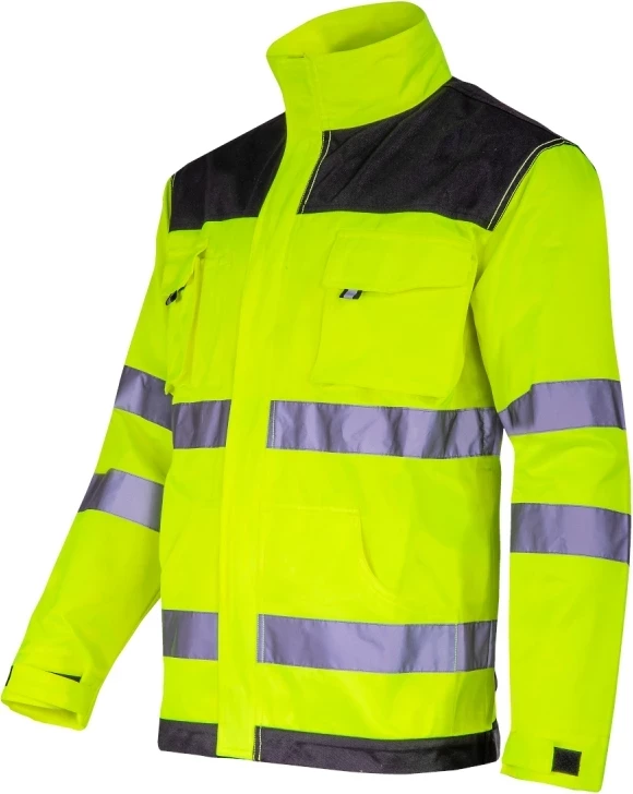 Xhaketë high visibility LAHTI PRO L4041606, 3XL, CE, e verdhë/zezë