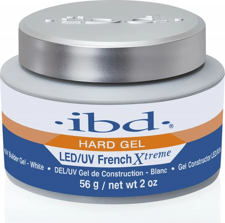 Xhel ndërtues për thonj IBD French Xtreme Gel LED/UV për femra White 56g