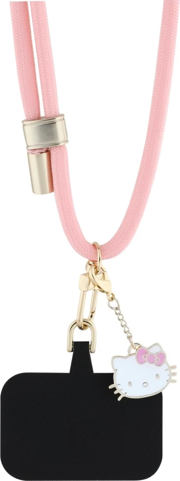 Litar universal për celular Hello Kitty Patch & Kitty Head Charm, rozë