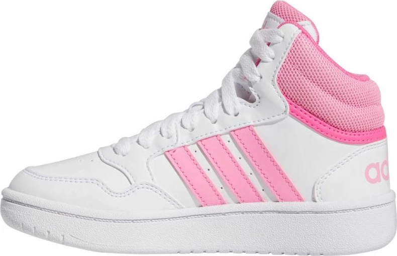 Atlete për fëmijë adidas, të bardha dhe rozë [Madhësia: 38 2/3]