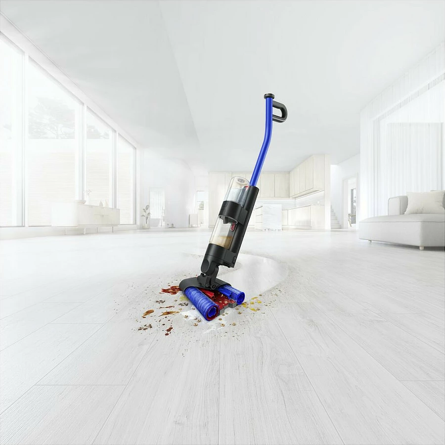 Fshesë me korrent Dyson Wash G1, Stick, Pa qese, 1 L, 0.8 L, E zezë, Blu