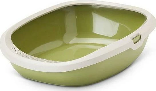 Tualet i hapur për mace Savic Gizmo M VAT017753 44×33×12 cm, i gjelbër