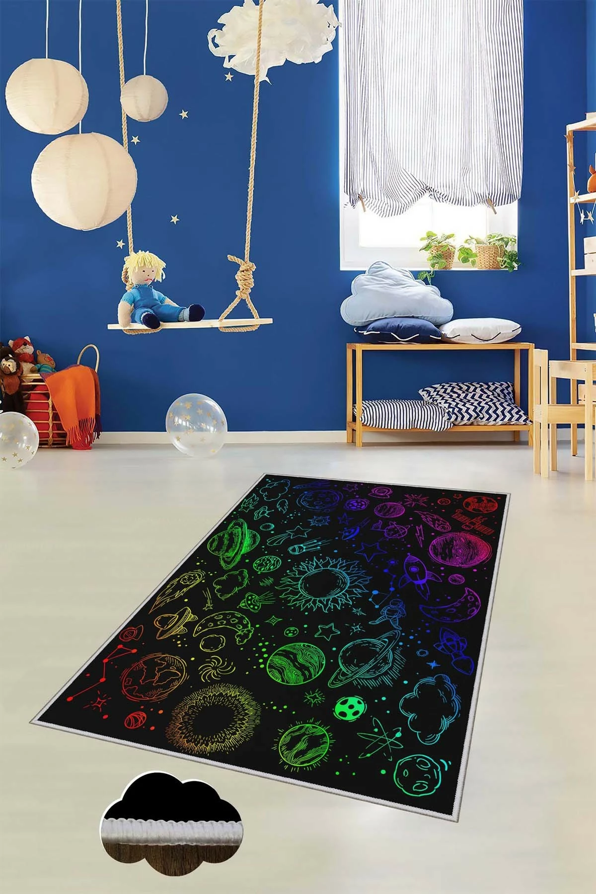 Qilim multingjyrësh, 60x100cm, Conceptum Hypnose, HMNT487