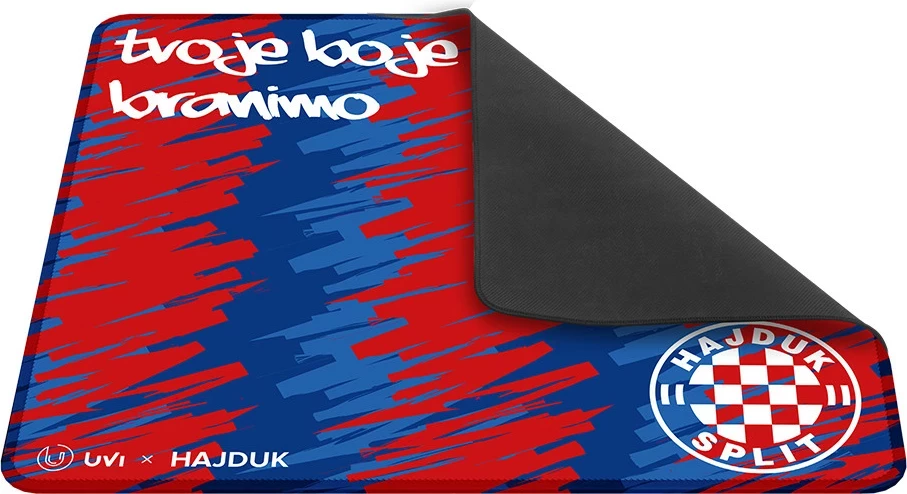 Mauspad UVI x Hajduk Inferno Small (S) 290x250x3 mm, kuqe/kaltër