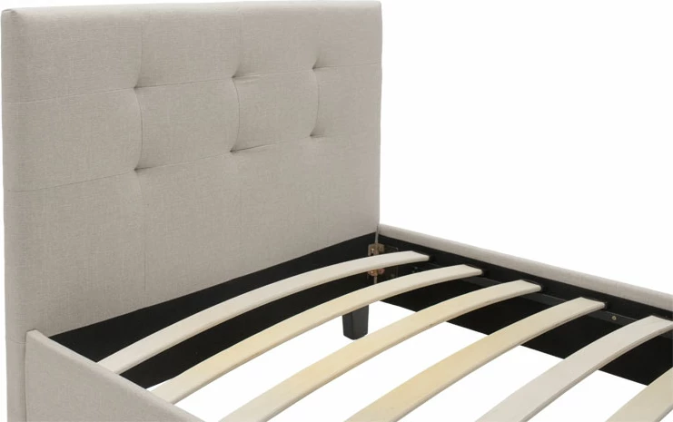 Krevat Mago, pëlhurë ngjyrë fildishi, 100x200cm