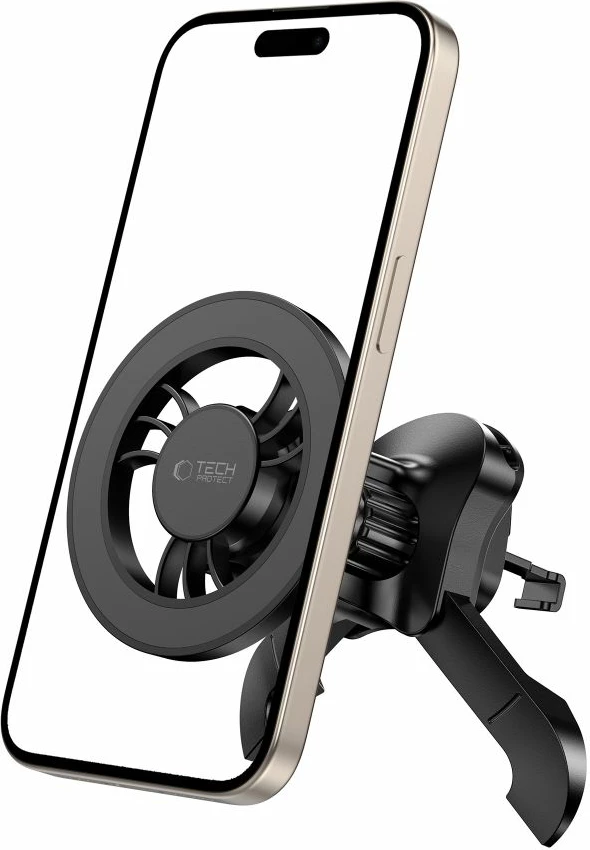 Mbajtës magnetik për celular Tech-Protect N56 me MagSafe, i zi