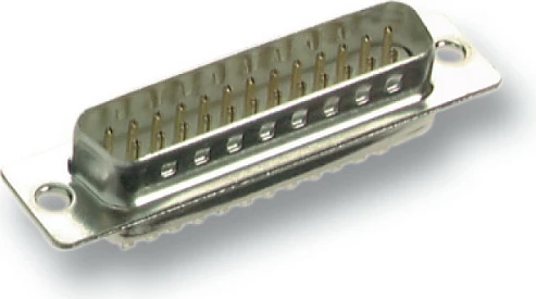 Konektor D-Sub EFB Elektronik EDS 50 LL/Z, 50-pin, mashkull, i drejtë, argjend