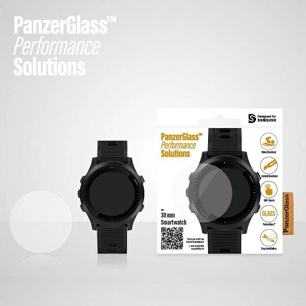Mbrojtës ekrani PanzerGlass për Samsung Galaxy Watch 3, 41mm/30mm, Transparent
