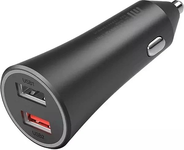 Karikues për veturë Xiaomi Mi 37W Dual Port, 2x USB (27W+10W), i zi