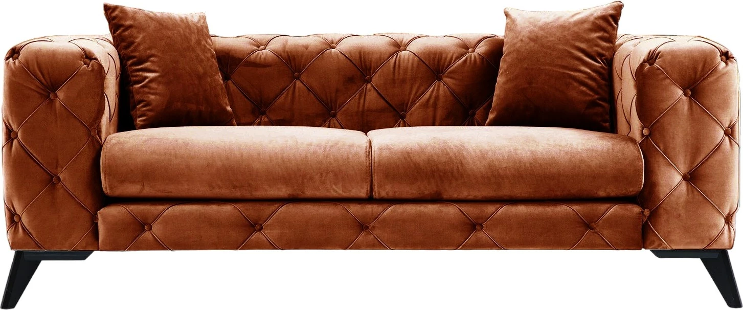 Divan dy ulëshe, ngjyrë portokalli, Atelier del Sofa, Como