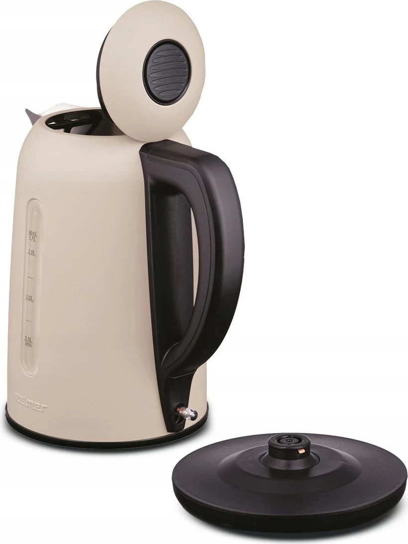 Çajnik elektrik Zelmer Velvet Touch ZCK7955, 1.7L, 2200W, ngjyrë kafe