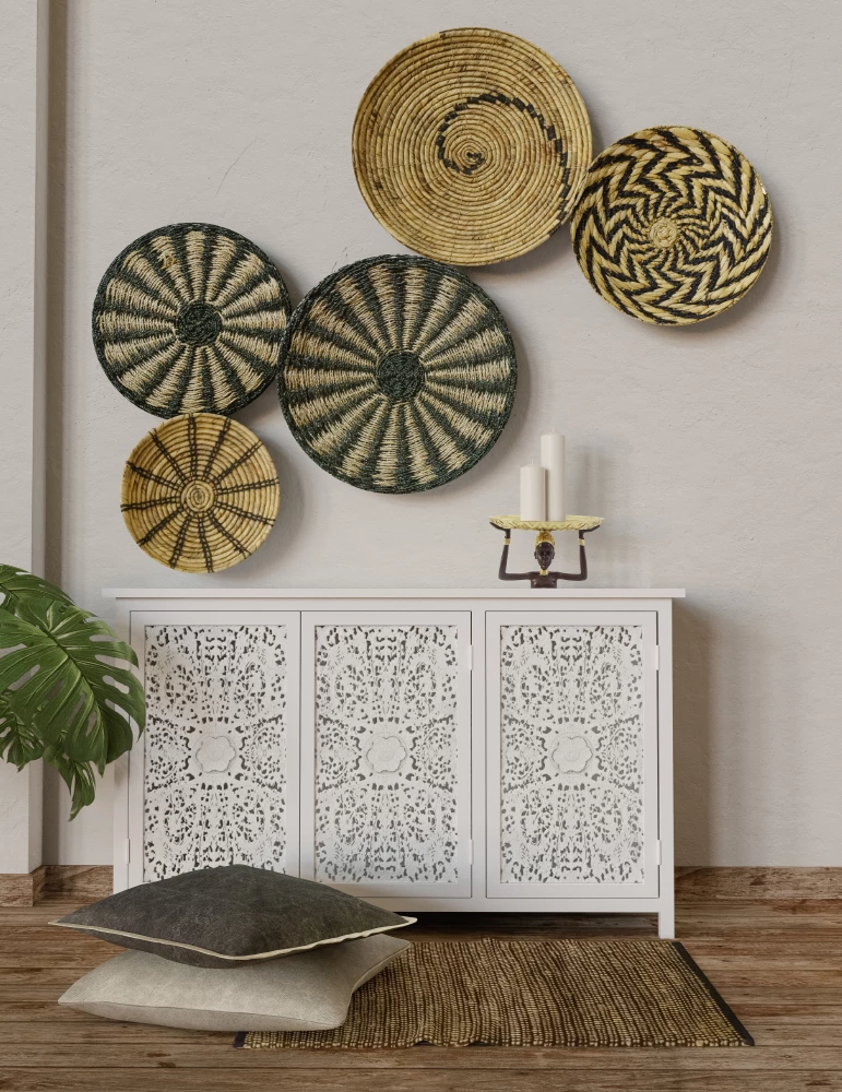 Jastëk dekorativ GROUND 1, 45x45cm, material tekstili, ngjyrë gri